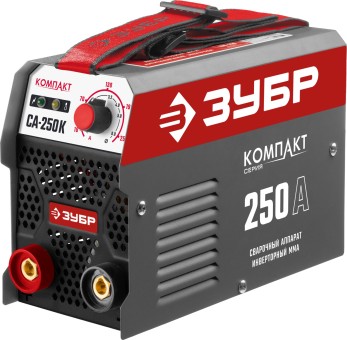 Сварочный аппарат инверторный КОМПАКТ СА-250К ЗУБР ММА Сварочный аппарат инверторный КОМПАКТ СА-250К ЗУБР ММА