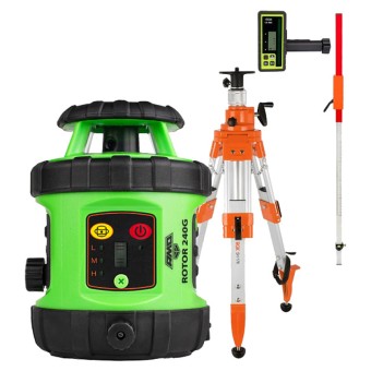 Комплект: ротационный нивелир AMO ROTOR 240G с калибровкой + штатив RGK SH-170, рейка RGK LR-2, приемник RGK LD-88G Комплект: ротационный нивелир AMO ROTOR 240G с калибровкой + штатив RGK SH-170, рейка RGK LR-2, приемник RGK LD-88G