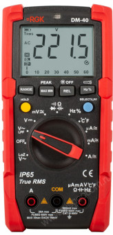 Мультиметр RGK DM-40 Мультиметр RGK DM-40